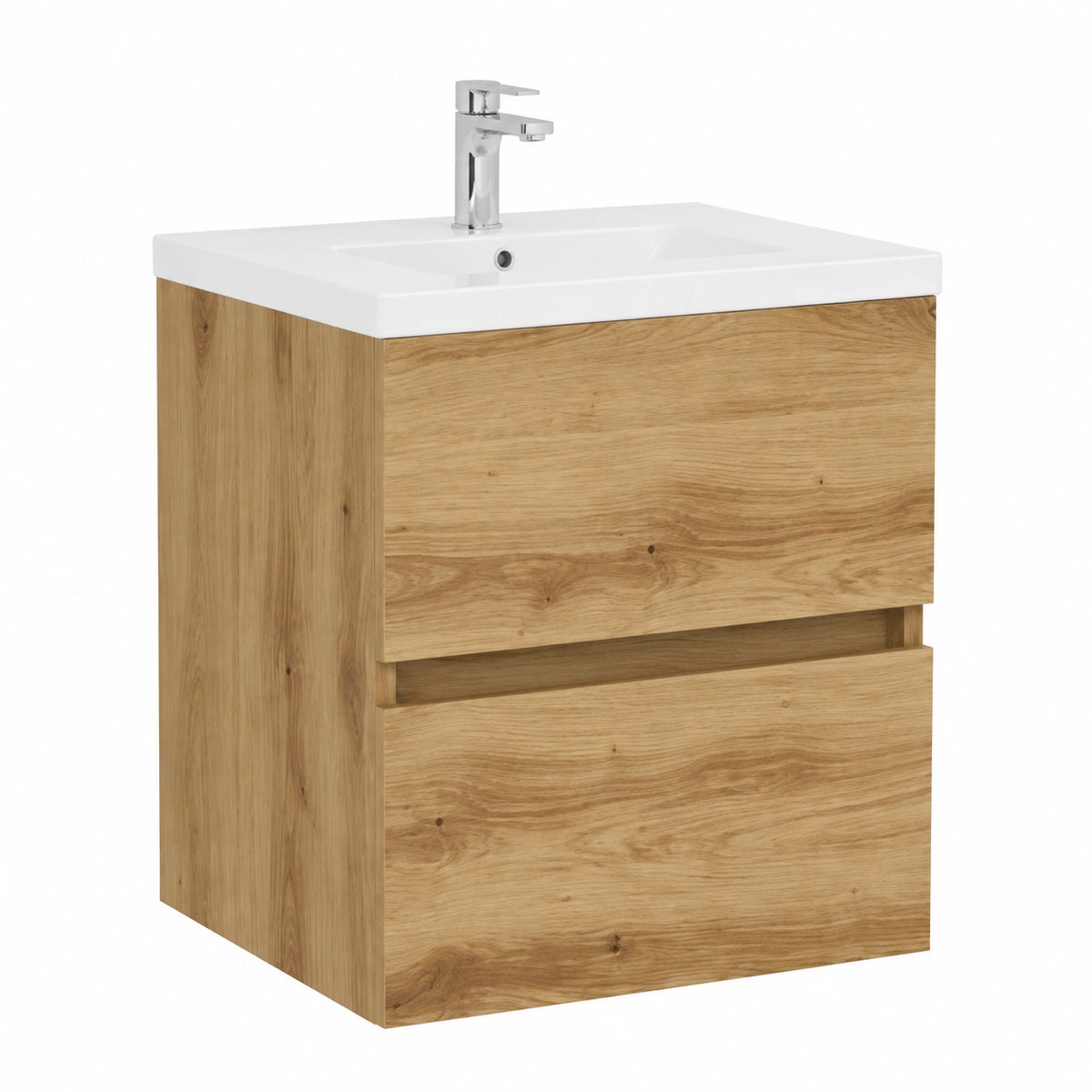 Ensemble de meubles de salle de bain, en chêne, avec rangement, 41 x 38,5 x 45 cm, pour la salle de bain