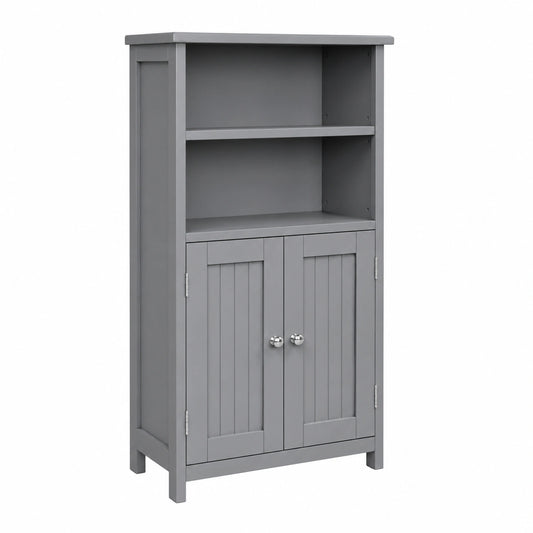 Armoire, réglable, avec rangement, avec étagères, coloris gris, 50 x 30 x 92,5 cm, pour la chambre