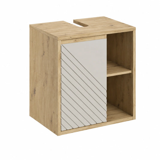 Ensemble de meubles de salle de bain, en chêne, 60 x 60 cm, pour la salle de bain