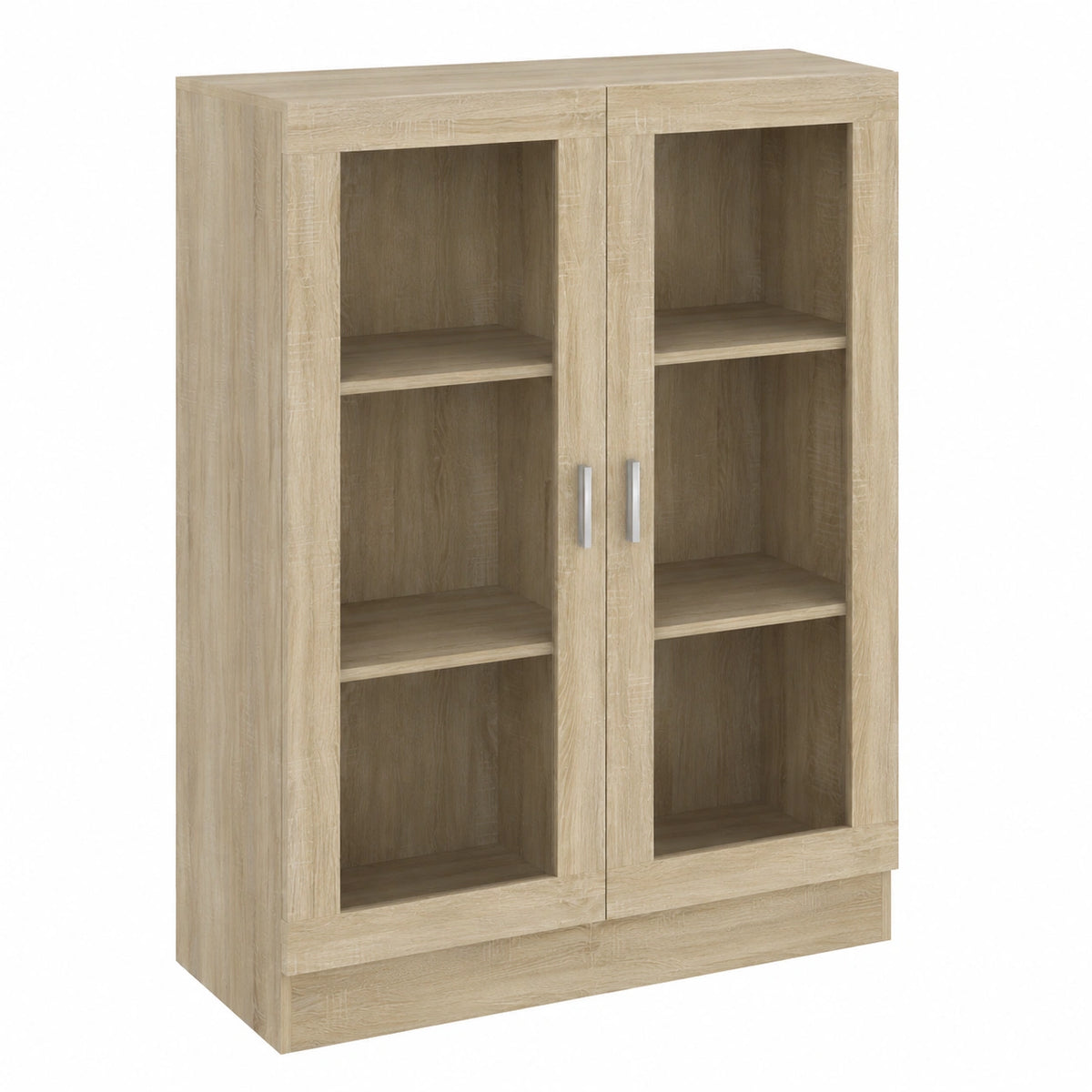 Armoire, avec rangement, en chêne et verre, 82,5 x 30,5 x 115 cm, pour la chambre