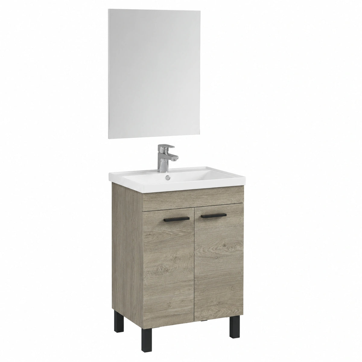 Ensemble de meubles de salle de bain, en chêne, pour la salle de bain