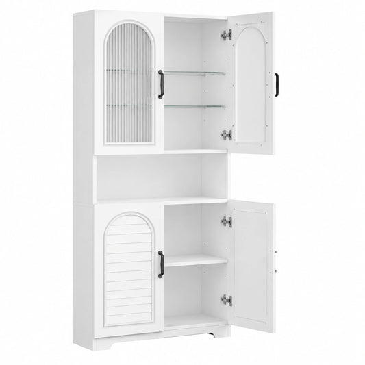 Ensemble de meubles de salle de bain, réglable, avec étagères, pour la salle de bain