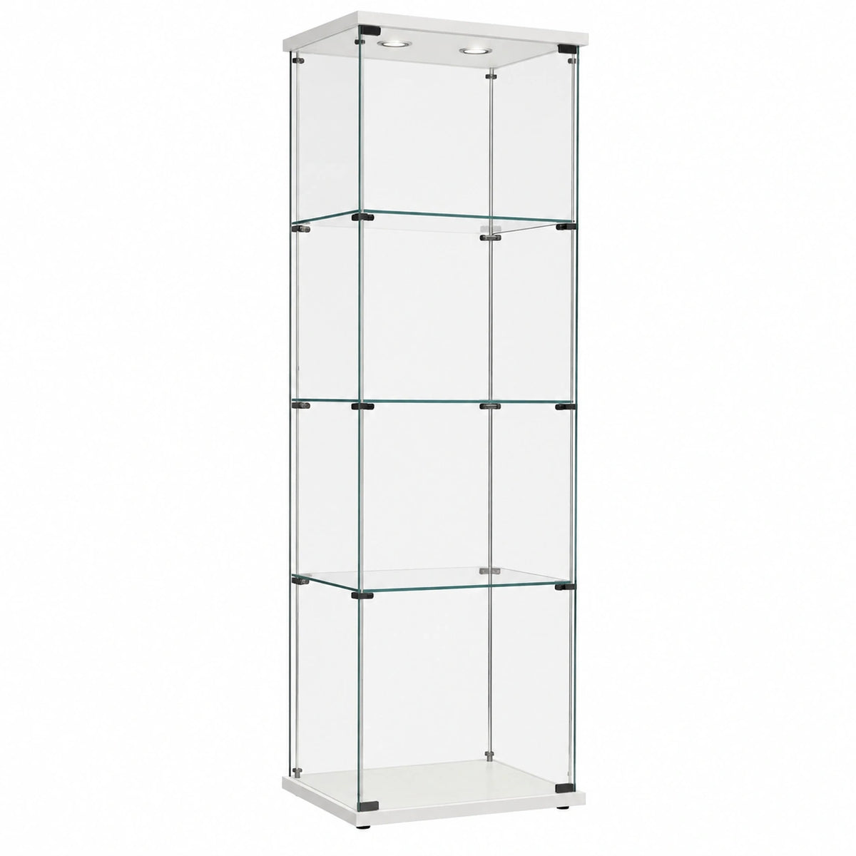 Miroir, avec portes, en verre, coloris blanc, pour l’entrée ou la chambre
