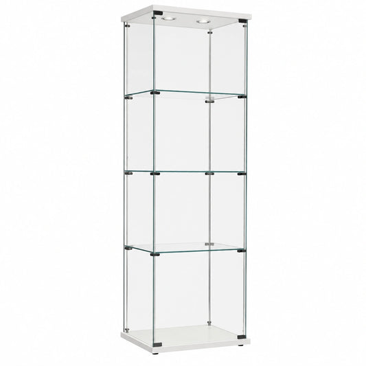 Miroir, avec portes, en verre, coloris blanc, pour l’entrée ou la chambre